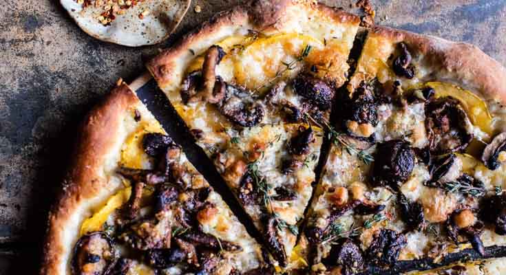 Goat Cheese, Caramelized Onion and Mushroom Pizza Topping ideas